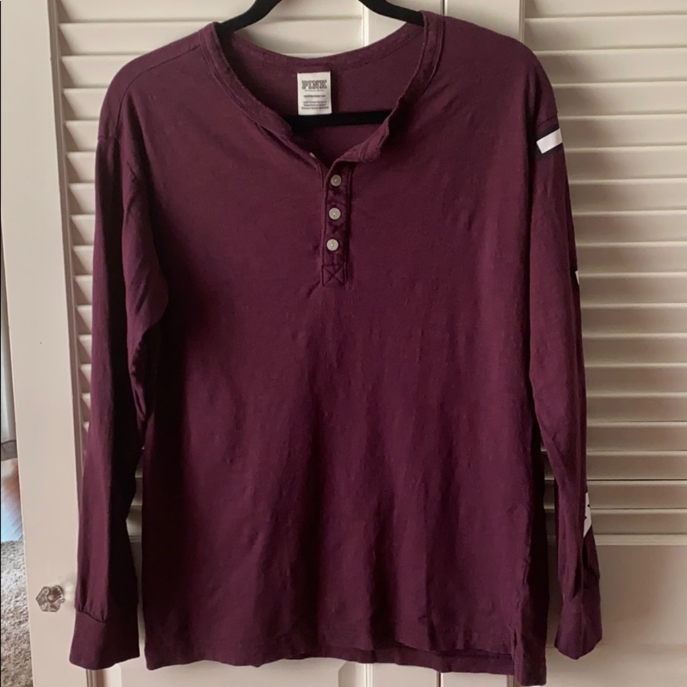 Pink  Long Sleeve Shirt